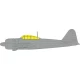 1/48 Mitsubishi A6M5 Zero TFace Masking for Eduard kits