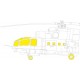 1/48 Mil Mi-24A TFace Masking for Trumpeter kits