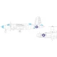 1/48 B-26G Marauder US National Insignia Masking for ICM kits
