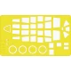 1/48 Mitsubishi Ki-46 III Kai Dinah Paint Mask for Tamiya kit