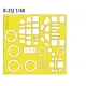 1/48 B-25J Mitchell Paint Mask for Revell/Monogram kit