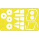 1/48 F-105D Thunderchief Paint Mask for Monogram kit