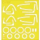 1/48 F-18E Hornet Paint Mask for Hasegawa kit