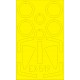 1/48 Super Etendard Paint Mask for Kinetic K48061 kit