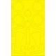 1/48 Super Etendard Paint Mask for Kinetic K48061 kit