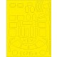 1/48 North American B-25D Mitchell TFace Paint Masking for Revell kits