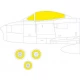 1/48 Canadair Sabre F.4 Paint Masking for Airfix kits