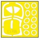 1/48 IA-58A Pucara Paint Masking for Kinetic kits