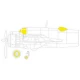 1/48 Bristol Beaufighter Beau Mk.VI Tface Paint Masking for Tamiya kits