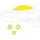 1/48 F-86F-40 Sabre Paint Masking for Airfix kits