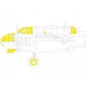 1/48 Bristol Beaufort Mk.I Masking for ICM kits
