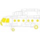 1/48 Mil Mi-8MT Masking for Zvezda kits
