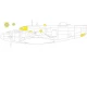 1/48 Lockheed PV-1 Ventura TFace Paint Masking for Academy kits