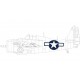 1/48 US FM-2 Wildcat National Insignia Painting Masks for Eduard kits