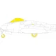 1/48 de Havilland Vampire FB.5/9 Masks for Airfix kits