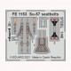 1/48 Sukhoi Su-57 Seatbelts Detail Set for Zvezda kits