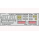 1/48 General Dynamics F-16I SUFA Fighting Falcon Seatbelts Detail Set for Kinetic kits