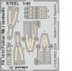 1/48 Fairey Fulmar Mk.I Seatbelts Colour Photo-Etched Accessories for Trumpeter kits