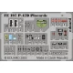 Colour Photoetch for 1/48 Republic P-47D Thunderbolt Placards