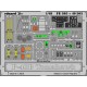 Colour Photoetch for 1/48 Curtiss P-40B Warhawk for Trumpeter kit