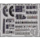 1/48 Junkers Ju 88A-4 Interior Detail Set for ICM kit (1 Photo-Etched Sheet)