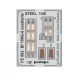 1/48 Bf 109G-6 Seatbelts STEEL Detail-up set for Tamiya kits