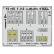 1/48 McDonnell Douglas F-15E Strike Eagle Seatbelts STEEL Set for Great Wall Hobby kits
