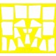 1/32 Mitsubishi J2M3 Raiden Paint Mask for Hasegawa kit
