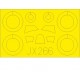 1/32 Fiat CR. 42 Masking Sheet for ICM kits