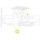 1/32 de Havilland DH. 82A Tiger Moth Paint Masking for ICM kits