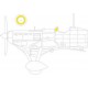 1/32 Dewoitine D.510 Paint Masking for Dora Wings kits