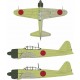 1/32 A6M5 Zero National Marking Masking for Tamiya kits