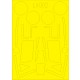 1/24 Hawker Typhoon Mk.Ib Car Door Paint Mask for Airfix kit  