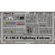 Colour Photoetch for 1/72 F-16CJ Fighting Falcon for Hasegawa kit