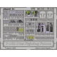 Colour Photoetch for 1/72 F-16B Fighting Falcon Plus for Hasegawa kit