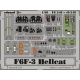 Colour Photoetch for 1/72 P-51D Mustang for Hasegawa kit
