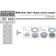 1/35 RSO Pak 40/4 75mm Wheel Mask for Dragon kit
