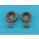 1/35 M26/46/47/48A1 First Series Spare Steel Wheels (2pcs) w/Mud Shield