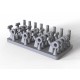 1/35 US Post War Tanks Hooks with Pins Set for 2 Vehicles