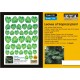 1/35, 1/32, 1/24 Leaves of Tropical Plant/Monstera for All Season (3 sheets)