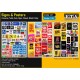 1/35 Modern Signs and Posters - Toilet, Sale, Open, Closed, Black Friday (3 sheets)
