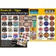 1/24 Route 66 - Signs / Vintage Style Gas Oil Metal Signs