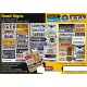 1/16 WWII Metal Road Signs - D-Day, Ardennes, Battle of the Bulge (paper)