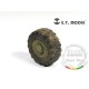 1/35 US Army LAV Weighted Road Wheels (Wide) for Trumpeter kit