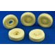 1/35 Modern US M-ATV MRAP Weighted Road Wheels for Panda kit #35001