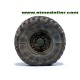 1/35 Modern US M1083 FMTV Standard Cargo Truck Weighted Road Wheels for Trumpeter#01007
