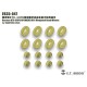 1/35 Russian BTR-60PB Upgraded APC Weighted Road Wheels (x8) for Trumpeter 01545 kit