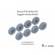 1/35 Russian BTR-80/80A APC Sagged Wheels (Wide) for Trumpeter Kit
