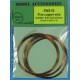 Fine Copper Wires (Dia. 0.20mm/0.22mm/0.25mm, each length: 2m)