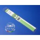 White Styrene Strip 0.38mm x 2.5mm (.015"x.10") 10pcs Length: 35cm (14")